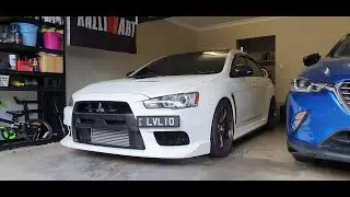 Evo X carbon grill prep and install + Bonus titanium hardware