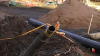 Ведут по улицам. Продолжаются работы по газификации округа.