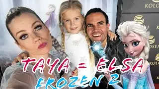 V zakulisje premiere Frozen 2, na poseben način, te popelje Elza / BECOMING ELSA, behind the scenes