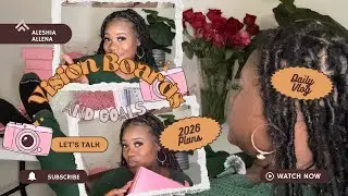 My 2026 Vision Board Collection Vlog | Dream it. See it. Create it. 