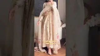trending anarkali suit style 😍 #shorts #ytshorts #youtubeshorts