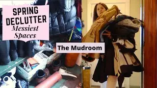 Mudroom Declutter | Spring Cleaning the Messiest Spaces 2021