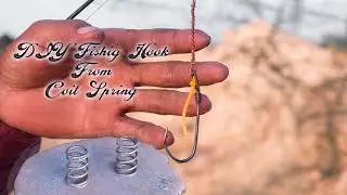 DIY Fishing Hook From Coil Spring