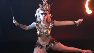 Miss  Trick - the fire proof lady - unedited full length act