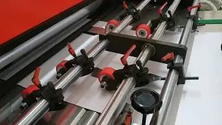 1080SA Automatic thermal file laminator machine: testing video 2 before shipping to Brasil.