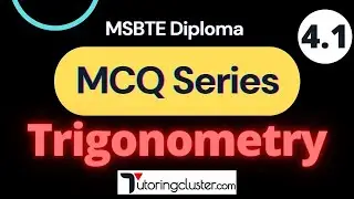 Diploma mathematics MCQ | Trigonometry | MSBTE Online Exam | Part 4.1 | MCQ Series Sem 01