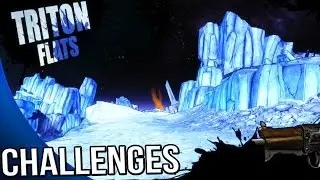 Borderlands The Pre Sequel - Triton Flats Challenges - Symbols, Killing Time, Leap of Faith, ECHOES