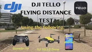 DJI Tello Distance Test with Android phone and without WiFi range extender