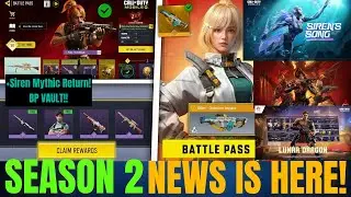 Новости 2 сезона + Возвращение мифической Сирены! ✅😳 | Полное обновление COD Mobile 🔥