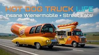 This Hot Dog Truck Is UNREAL 😱 The Weirdest Food Truck Ever! 🌭🚚