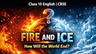 Class 10th English Fire and ice + Poetic Devices #english #study #cbse #2026 #education #exam #pyq