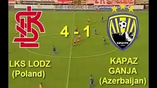 LKS LODZ (Poland)  4 - 1  Kapaz (Azerbaijan) 1998-1999  Champions League