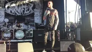 Carnifex Live @ Warped tour 2017 West palm beach, Florida 7-2-2017