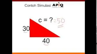 Famous Pythagorean Geometry Quick Method - Paman APIQ's 7-Second Math Trick