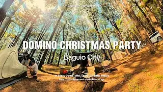 Domino Christmas Party in Baguio | Camping Experience at Unplug Arthub Eco Park