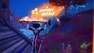 *NEW* BRIMMED HAT ON BANDIT MASK ON CASSIDY QUINN SKIN IN FORTNITE PS5 + A VICTORY ROYALE WIN!