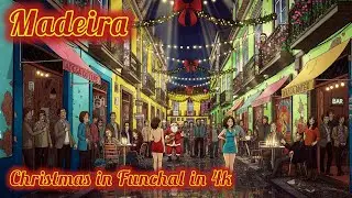 Funchal Madeira Christmas Walk 2024 🎄 | Festive 4K Walking Tour (No Music)