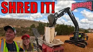 Измельчители, шредеры и лодки! О, Боже! День полевых работ Rotochopper