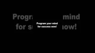 Success Subliminal | #Shorts | Subconscious Mind Programming| #Success