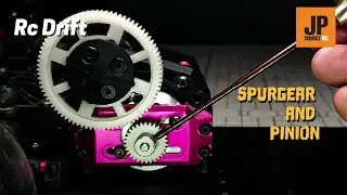 RC Drift | RC Drift For Beginners |Spur gear and pinion perfect mesh setup
