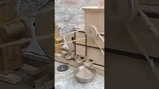 how  to make cardboard harvester indian thresher diy channel