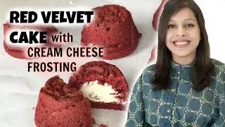 Checkout Eggless Red Velvet with Cream Cheese Frosting | By Kirti Bhoutika