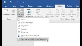 mail merge kolab word & excel #tutorial