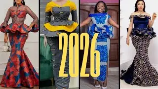 Stunning ankara peplum top and skirt dresses that will leave you speechless