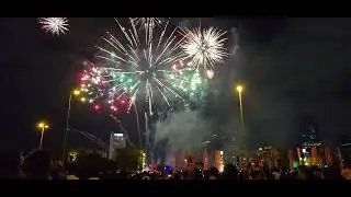 Fireworks for New Year Eve 2026 at Souk al Seef Dubai, UAE. #ballatube #NYE2026 #fireworks #dubai 