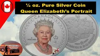 2022 Canada 5 Dollar Silver Coin Queen Elizabeth II .9999 Silver!