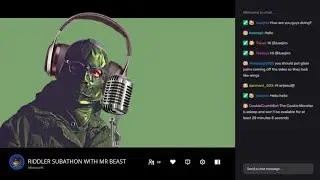 Riddler's live stream from The Batman but it's a Twitch stream
