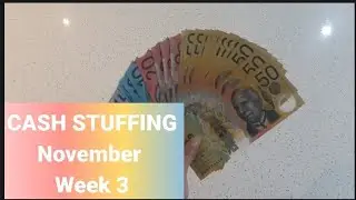 CASH STUFFING - Wk 3 Nov Regular + Bonus Income 💸💸Cash budgeting