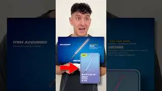 У нас в Fortnite есть световой меч-кирка?!😳