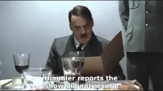 Hitler finds out the FearToFaith Live Show did not record.