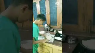 Kitchen training 😁 #funny