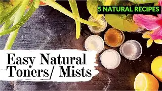 DIY Natural Face Toner | How to make toner at Home | Natural Living | Easy Face Mist