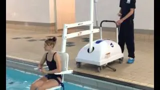 PAL Portable Pool Lift at Runnymede Pool in Essex