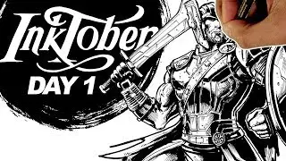 DRAWING THOR RAGNAROK -  INKTOBER DAY 1