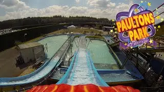 Raging River Ride Log Flume Full HD POV - Paultons Park
