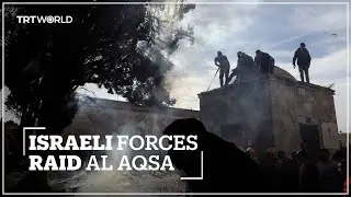 Israeli forces raid Al Aqsa mosque during morning prayers