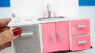DIY Miniature Dollhouse Kitchen with Stove, Oven and More! REALLY WORKS!