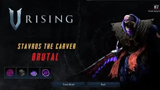 V Rising - How to kill Stavros the Carver in Brutal Difficulty