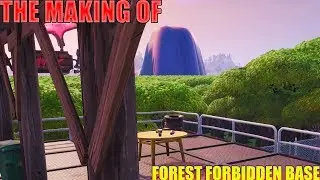 The Making of Forest Forbidden Base | Fortnite Creative #22