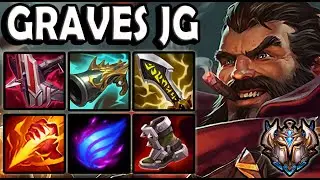 Peanut GRAVES Jungle vs PANTHEON - Korea Challenger Patch 11.1 ✅
