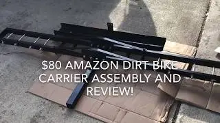 $80 Amazon Dirt Bike Carrier Assembly and Review