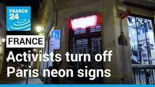 &lsquo;Useless consumption&rsquo;: Climate activists switch off Paris advertising lights &bull; FRANCE 24