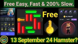 Hamster Mini Game | 13 September 24 Cipher Code| Hamster Daily Rewards | Badhyaa Crypto | In Urdu |
