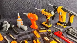 11 Min Immersive Unboxing: New Simulation Electric Screwdriver & Chainsaw Tool Set&mdash;ASMR video