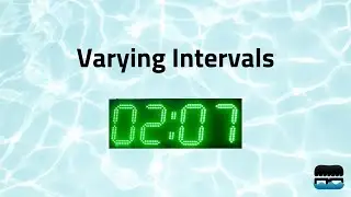 Swimnerd Pace Clock: Varying Intervals Mode