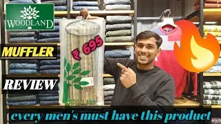 WOODLAND MUFFLER REVIEW|| every men's must have this product ||good quality muffler review 🔥